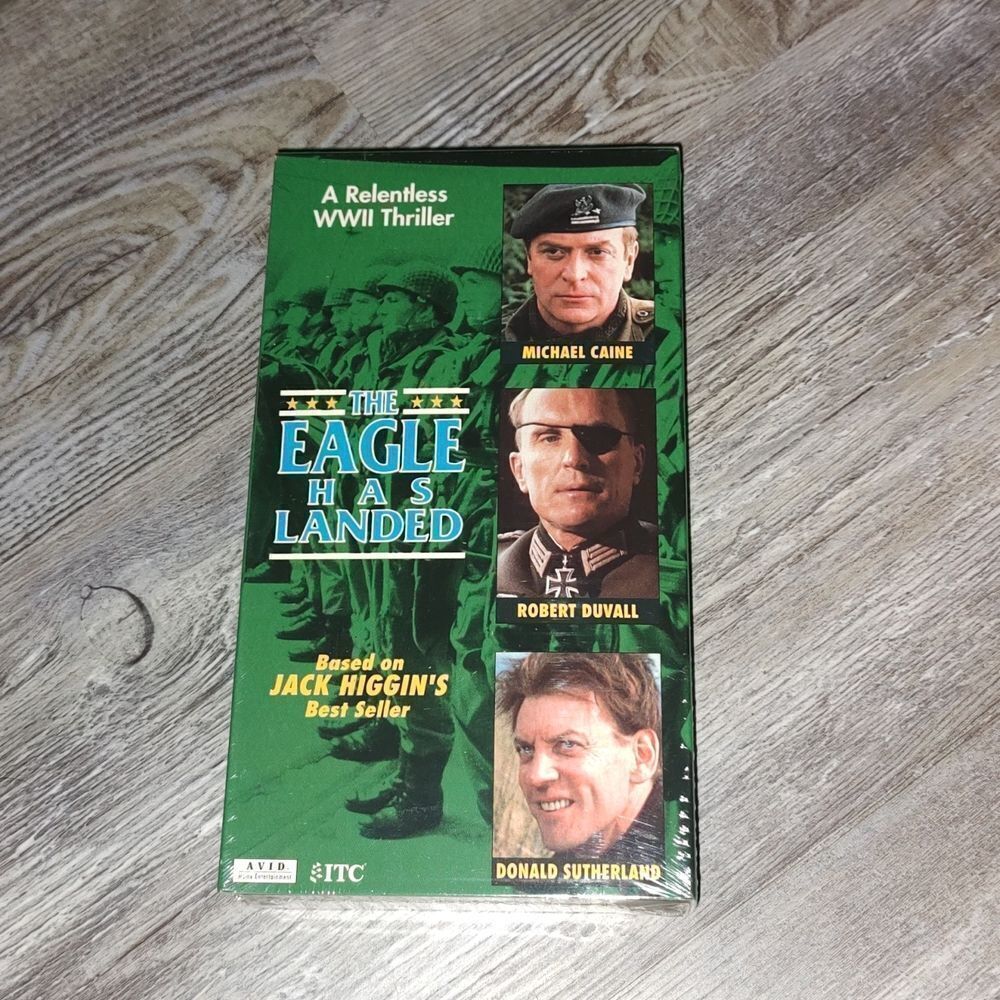 THE EAGLE HAS LANDED (VHS) DONALD SUTHERLAND, MICHAEL CAINE, ROBERT DUVALL